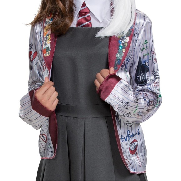 Junior Cruella Costume SIZE 7/9 JR Girls Teen NWT 101 Dalmatians Halloween Fit - Picture 6 of 8